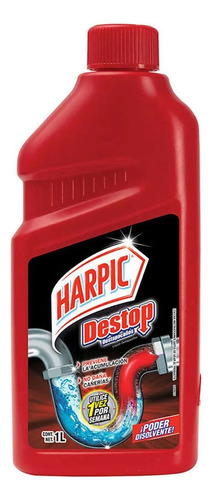Limpiador Destapacaños Harpic Destop 1 L