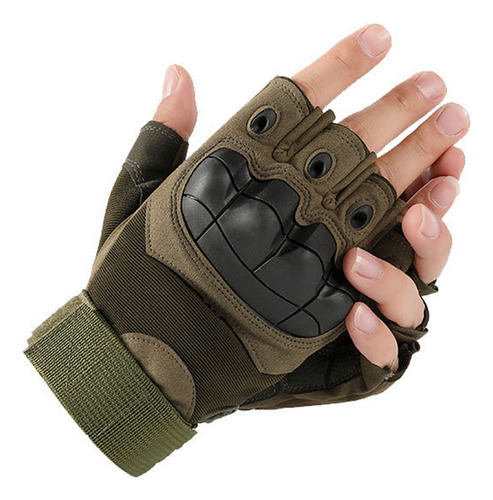 Guantes Tácticos De Medio Dedo For Hombres Y Mujeres.