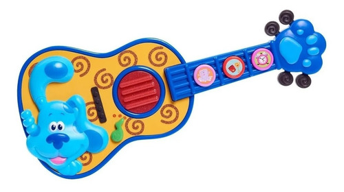 Imagen 2 de 6 de Las Pistas De Blue Guitarra Juguete Con Luz Sonido 49635 Edu