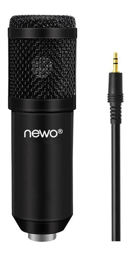 Micrófono Condensador Auxiliar Y Tarjeta Sonido Usb Nw-600ts