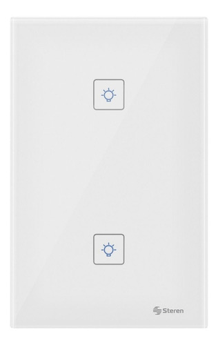 Doble Apagador Wifi Inteligente De Pared Shome-110