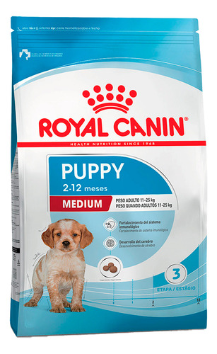 Alimento Royal Canin Size Health Nutrition Medium Puppy para perro cachorro de raza mediana sabor mix en bolsa de 15 kg