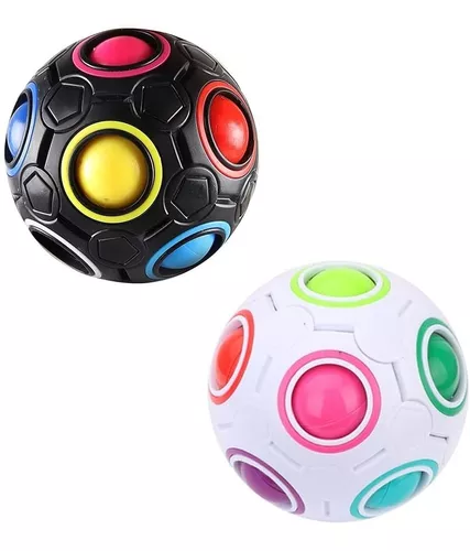 Bola de quebra-cabeça Rainbow Magic Ball Cube Fidget Sensorial