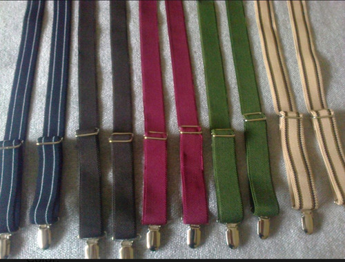 Imagen 7 de 10 de Conjunto Tiradores Y Moño,colores,bebes Niños Y Adultos