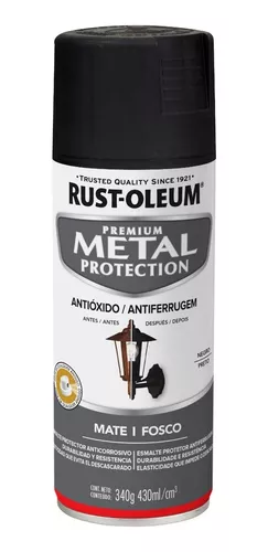 Esmalte anticorrosivo 946 ml Metal Protection negro mate Rus