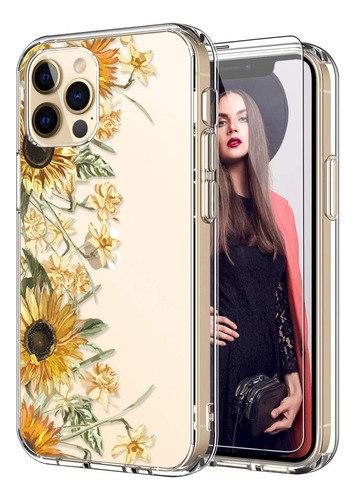 Funda Icedio Para iPhone 12 Pro Max Sunflowers