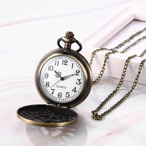 Reloj De Bolsillo Jewelrywe Stempunk Colgante Para Hombres M Color