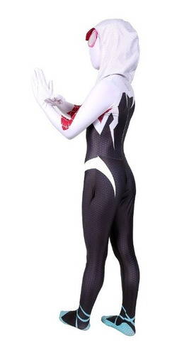 Fantasia Infantil Menina Mulher Aranha Stacy Spider Gwen
