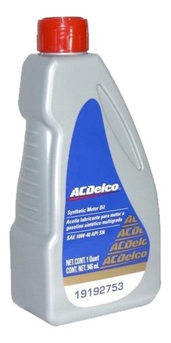 Aceite Acdelco Sintetico 10w40 946 Ml