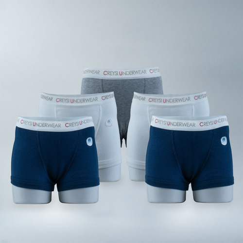 Boxer Para Niño De Algodón Set De 5 Bc Underwear