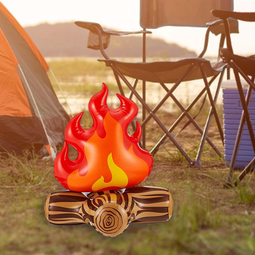 2 Outdoor Inflatable Campfire Set For Festive 2 Pcs