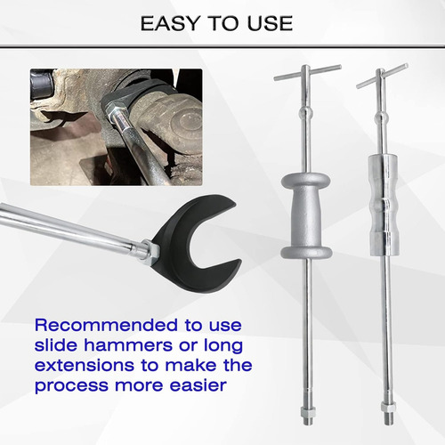 Herramienta De Extracción De Ejes Q0inner Cv, 48 Mm Con Tuer