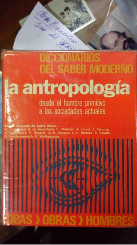 Libro Diccionario De Antropología