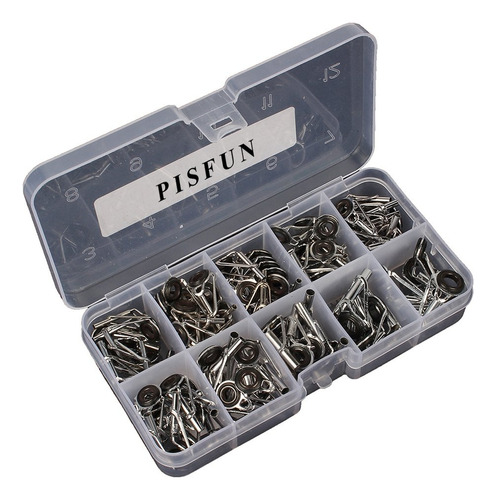 90 Pcs Pesca Rod Guia Tip Kit Reparacion Parte _ Ee Uu