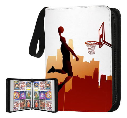 Carpeta De Tarjetas Coleccionables De Baloncesto, 9 Bolsillo