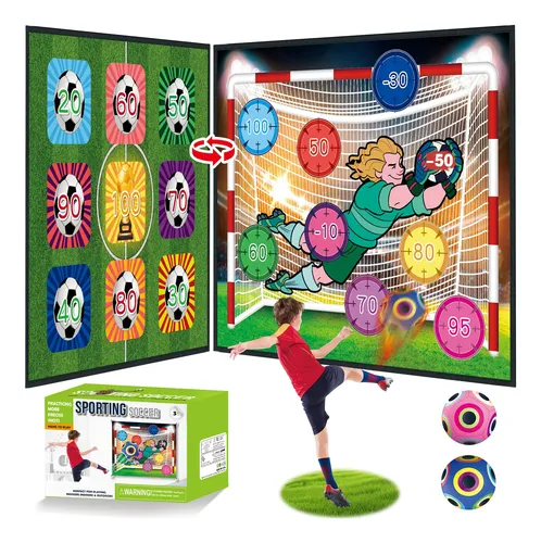 Juego De Fútbol Para Niños 180 X 150 Cm Con 2 Bolas