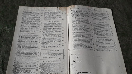 Revista **anales De La Sociedad Rural Argentina ** Año 1942 (Usado)