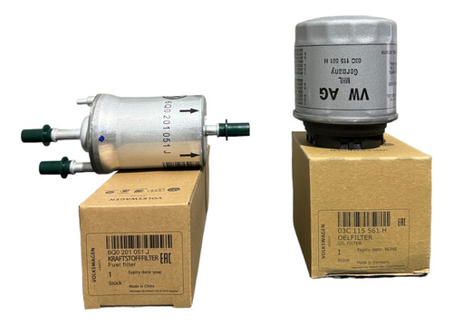 Kit De Filtros Aceite+nafta 4 Bares Para Polo 2015 -original