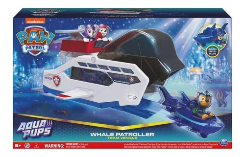 Paw Patrol Ballena Patroller Con Figura De Acción De Chase