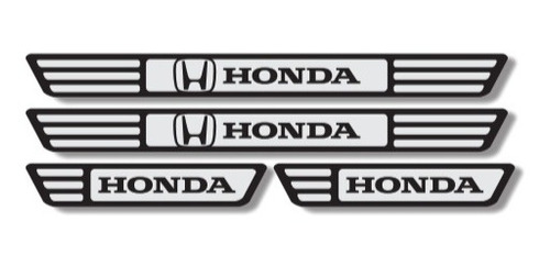 Embellecedores De Estribos Interior Autos Honda Negro 