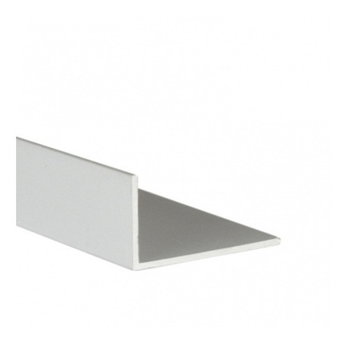 Perfil De Aluminio Natural L 40x20mm - Largo X 2 Mts.