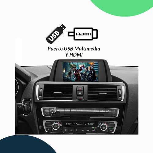 Interface Video Carplay Android Auto Bmw X1 X3 X5 X6 Cic
