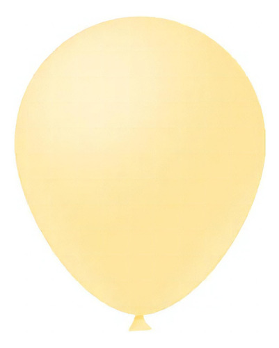 Balão Bexiga Tom Pastel Candy Colors 50 Unidades 5 Polegadas Cor Amarelo