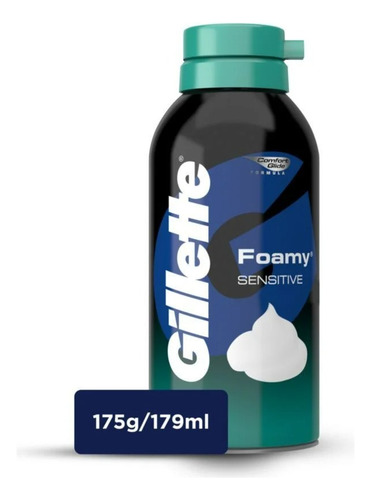 Gillette Espuma De Afeitar Foamy Sensitive 179 Ml