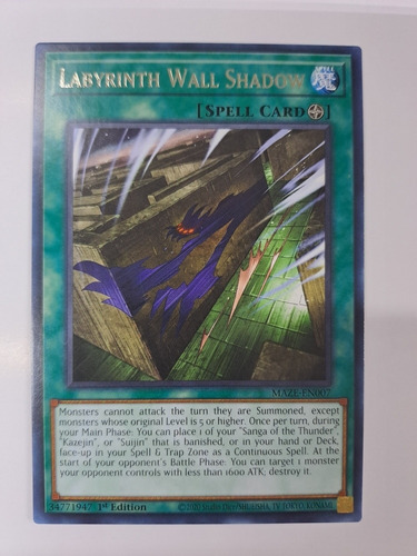 Labyrinth Wall Shadow Maze-en007 Rare Yugioh