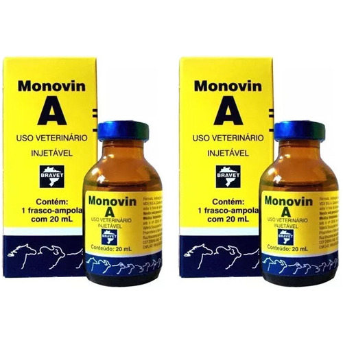 Kit 2 Monovin A 20ml Original Vitamina A Crescer Cabelo 