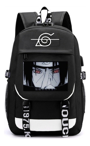 Q Mochila Casual Anime Uchiha Itachi Naruto Cool Fashion