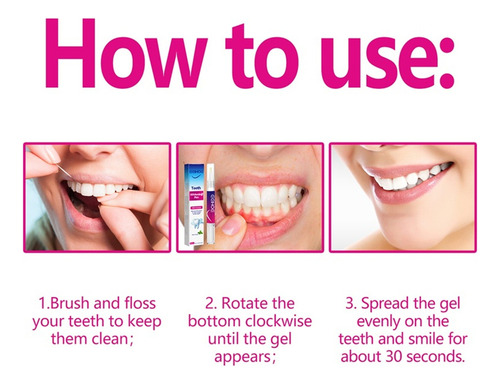Blanqueamiento Dental E Lápiz Blanqueador Dental Blanqueamie
