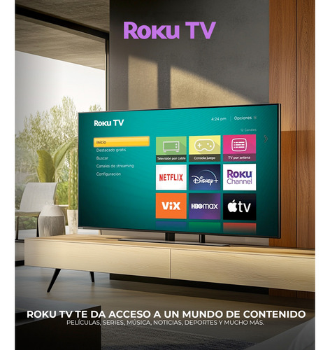 Pantalla Hisense 32 Pulgadas A4 Series Smart Roku Tv Wif-fi