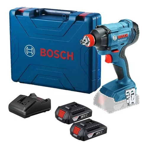Chave De Impacto Bosch Gdx 180-li 18v Com Baterias E Maleta
