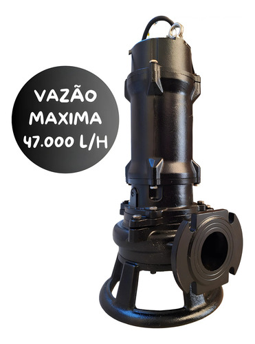 Bomba Submersível C/ Triturador 3,0cv Thebe Trifásico 220v