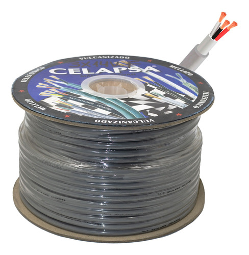 Cable Vulcanizado Flexible Tripolar 14 Awg Celapsa