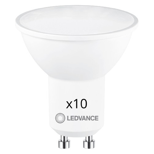 Caja X 10 Lámparas Led Dicroica 7w Par 16 Eco Ledvance Osram