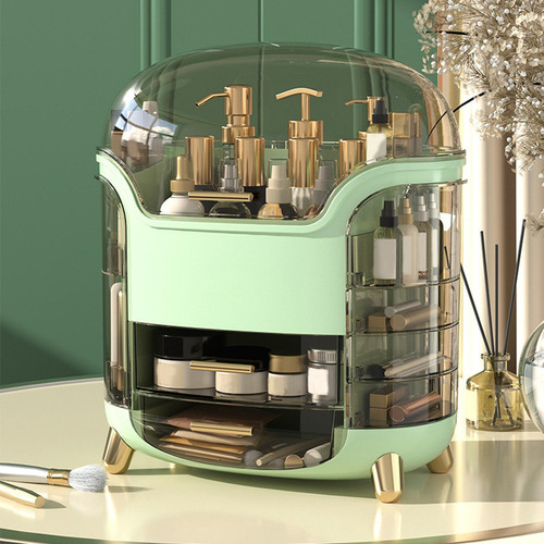 Organizador De Maquillaje Cosméticos A Prueba De Agua Color Blanco