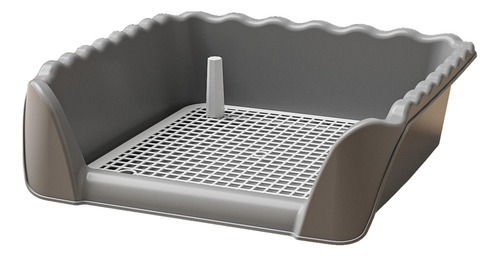Inodoro Para Perros, Orinal Para Entrenamiento, Bandeja Gris