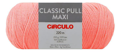Novelo Lã Crochê E Tricô Classic Pull Maxi C/220m Círculo Cor 3221 - Mimosa