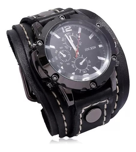 Reloj De Cuarzo Retro Punk Para Hombre Con Estilo