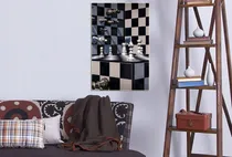Comprar Cuadro 60x90cm Ajedrez Juegos Chess Peon Rey Reina M4