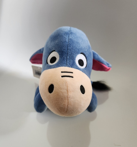 Pelúcia Burrinho Ió Turma Do Ursinho Pooh 20cm Super Fofinho Azul-aço