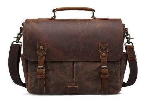 Imagen 2 de 4 de Bolso Notebook De Cuero Tipo A