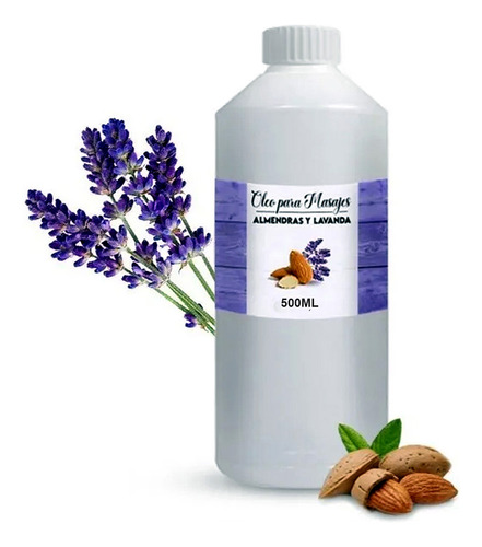 Oleo Para Masajes De Aceite De Almendras Y Lavanda 500c Caba