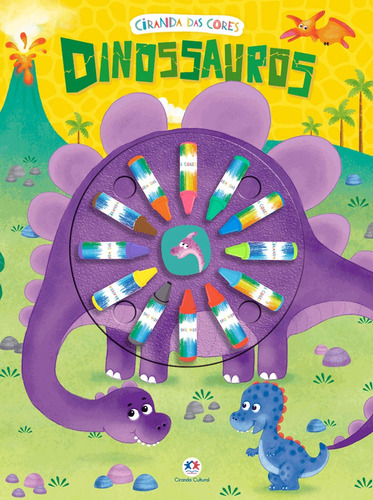Dinossauros, de Cultural, Ciranda. Série Ciranda das cores Ciranda Cultural Editora E Distribuidora Ltda. em português, 2019