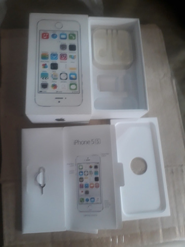 Caja De iPhone 5s Silver De 32gb 