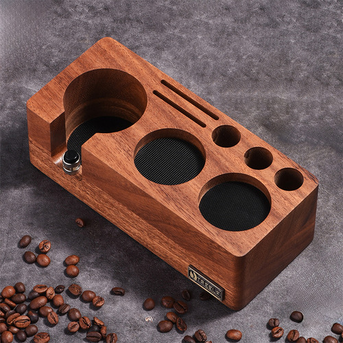 Tamper Station Station Treelf Espresso Tamper Tamping Walnut
