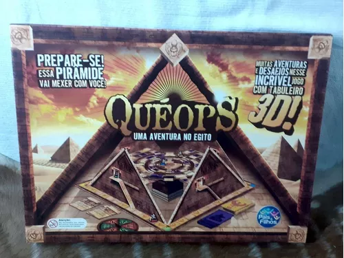 Jogo De Tabuleiro 3d Queops Uma Aventura Nas Pirâmides Egito