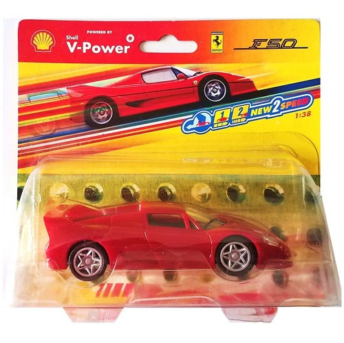 Auto Shell Ferrari F50 1:38 Hot Wheels Mundo She555